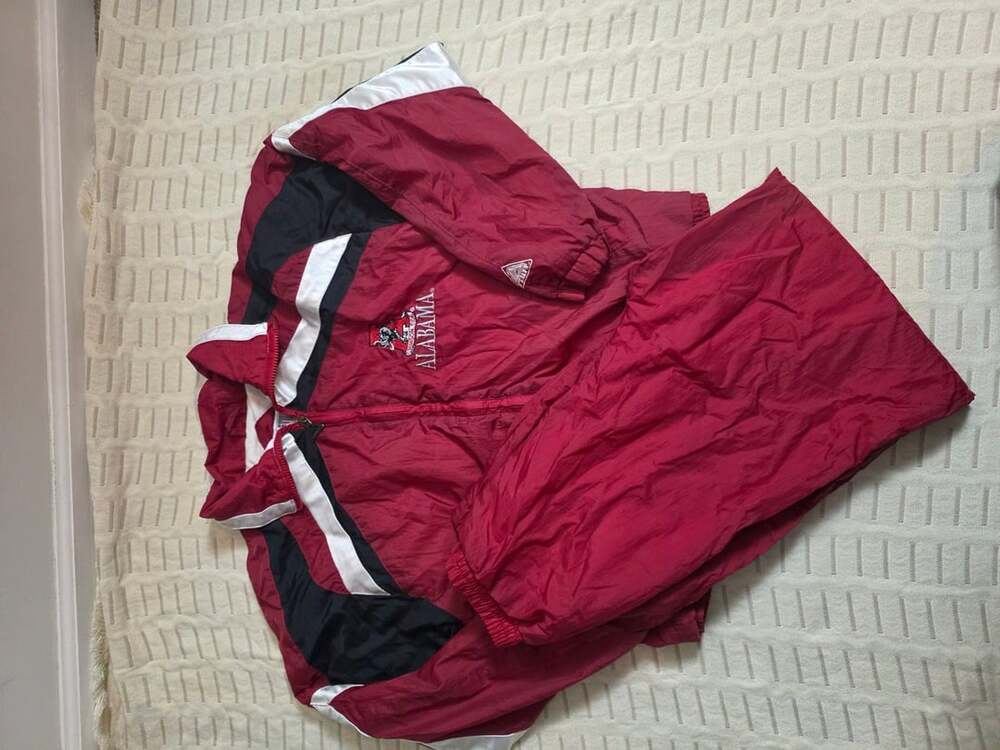 Vintage Genuine Stuff Collegiate Alabama Crimson Tide Track suit Youth XL